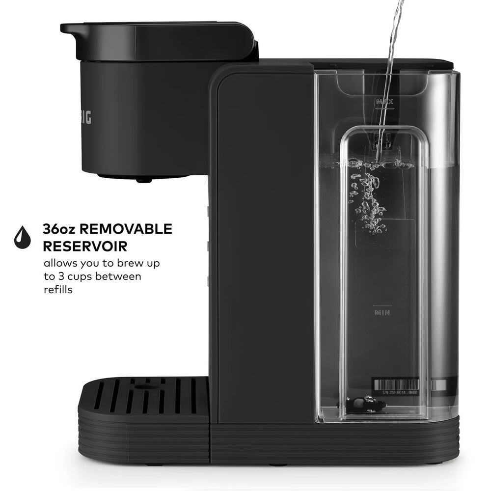 K-Iced Essentials Single-Serve Coffee Maker – Iced & Hot K-Cup Pods, Black - Picture 5 of 10
